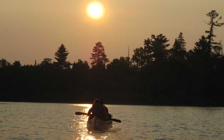 canoeing in the boundary waters for high school students